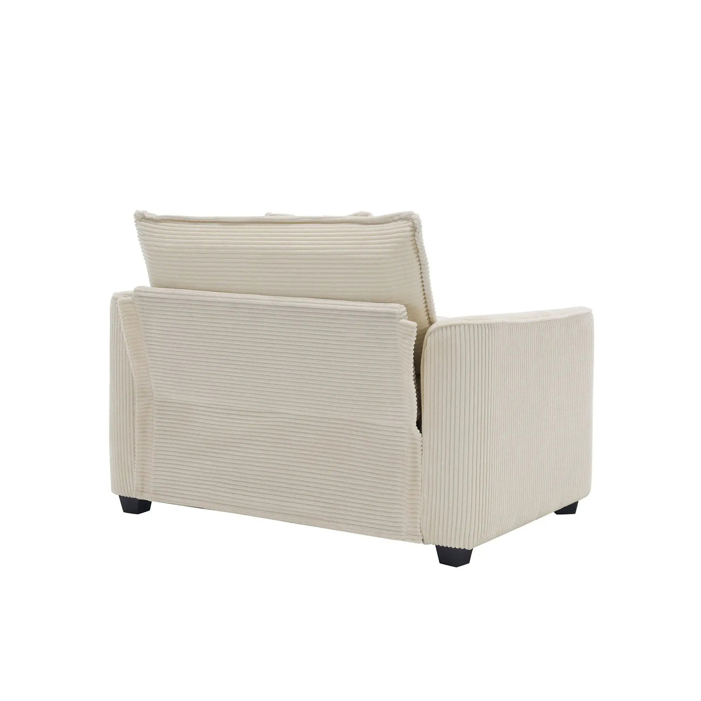 Modern Classic Fabric Single Chair Deep Seat Sofa With Pillow by HouseOfZazla