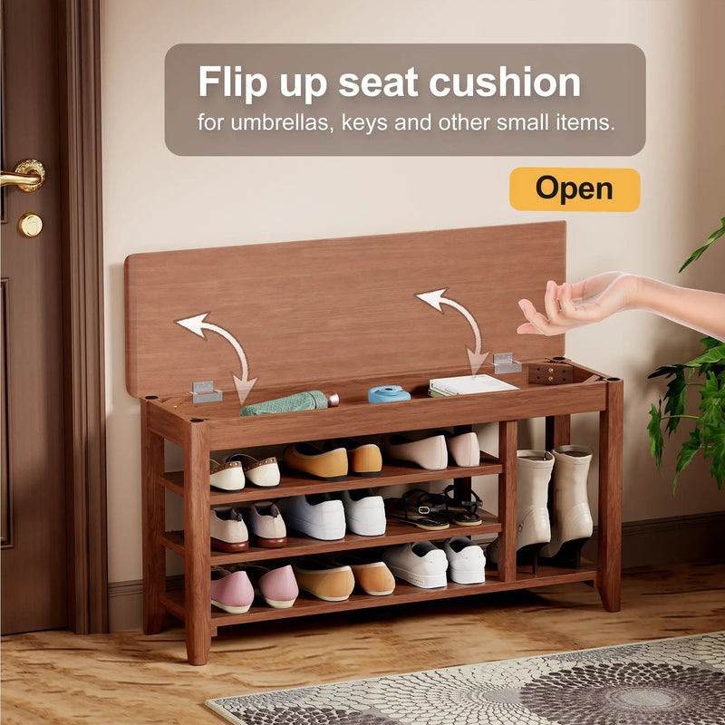 Multi Functional Double Layer Shoe Stool by Unique Piece Furniture