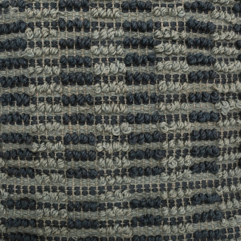 Walle - Fabric Square Pouf Ottoman And Floor Cushion Teal - Blue by Unique Piece Furniture