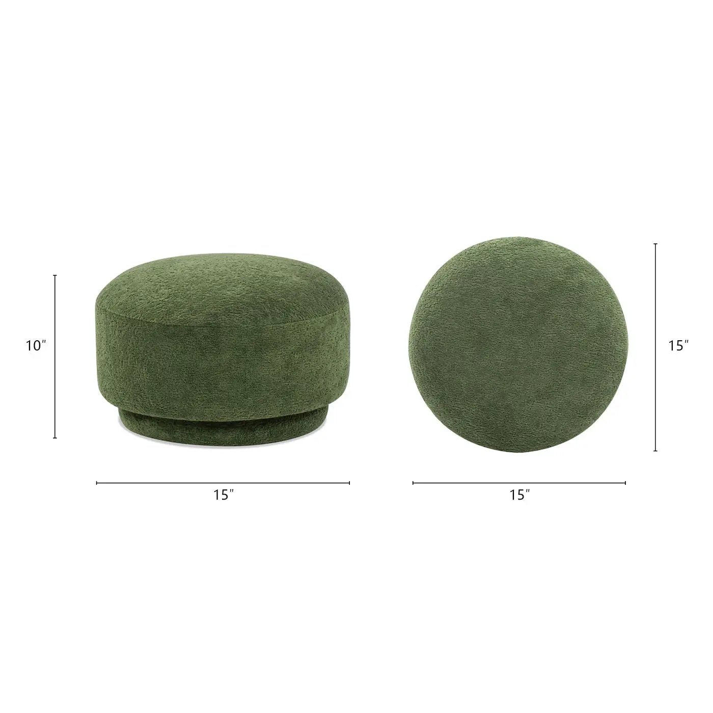 Fuji - Mushroom Footstool Ottoman by Unique Piece Furniture