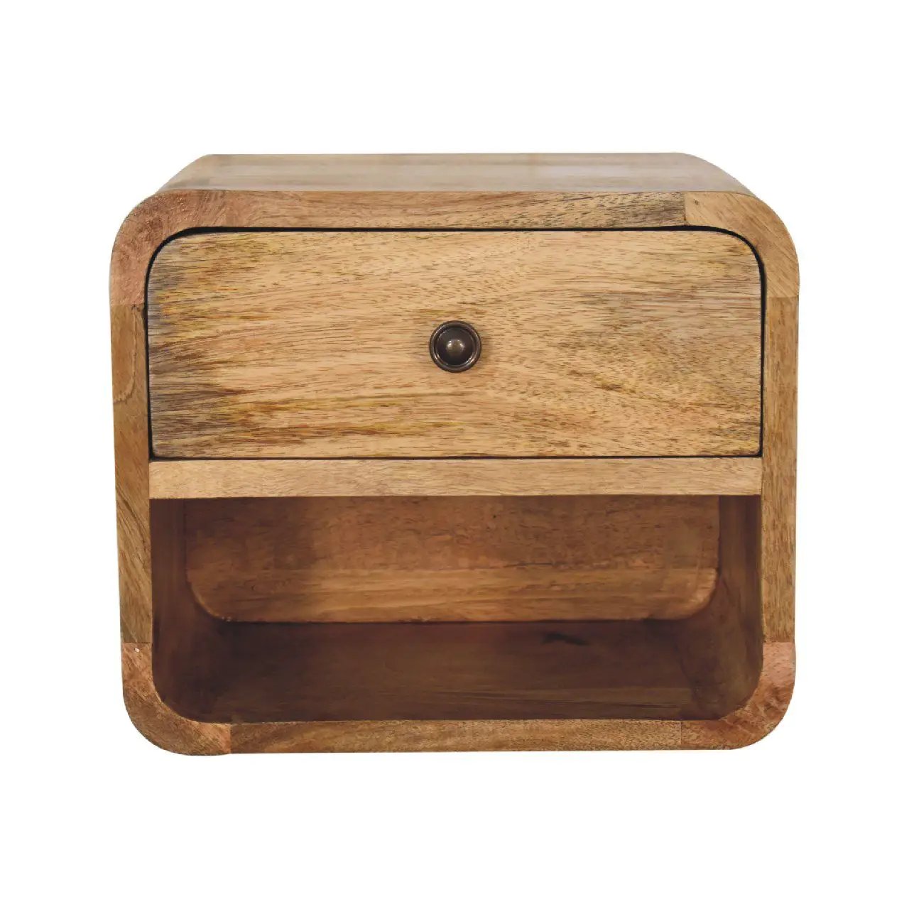 Mini Floating Open Bedside - Oak by HouseOfZazla