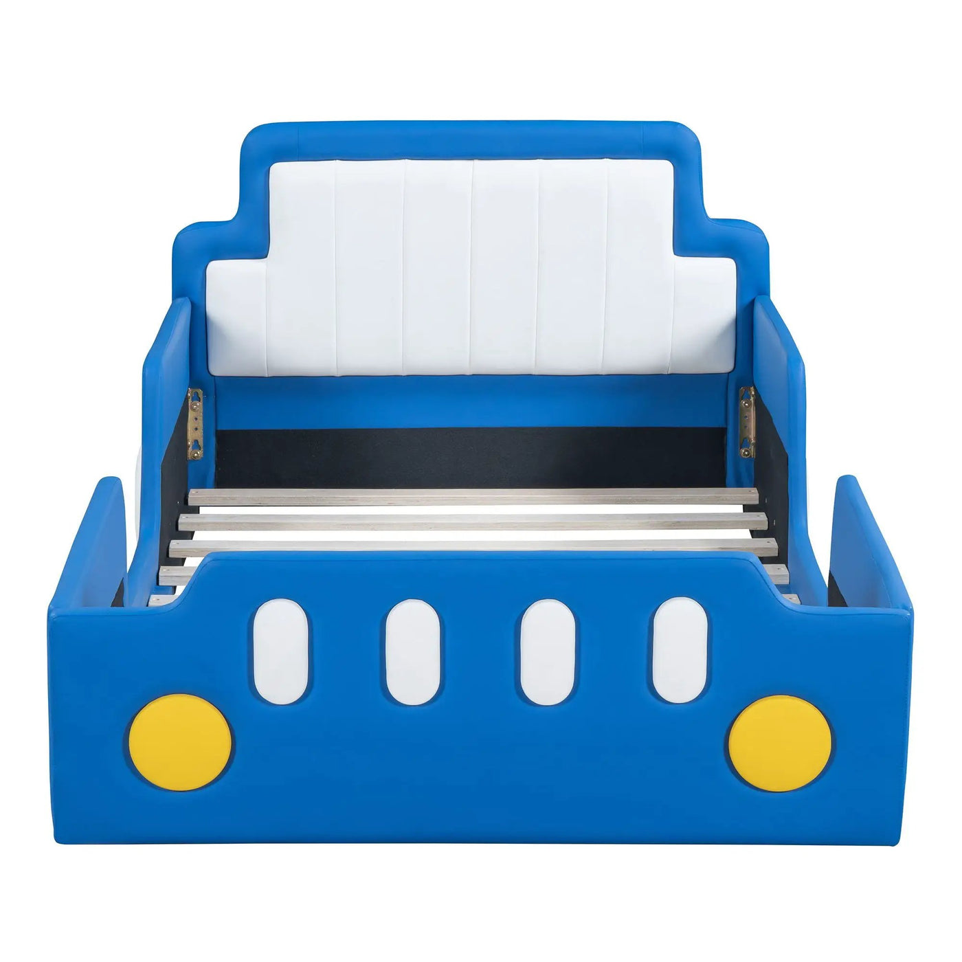 Race Car Shaped Platform Bed With Wheels by Unique Piece Furniture