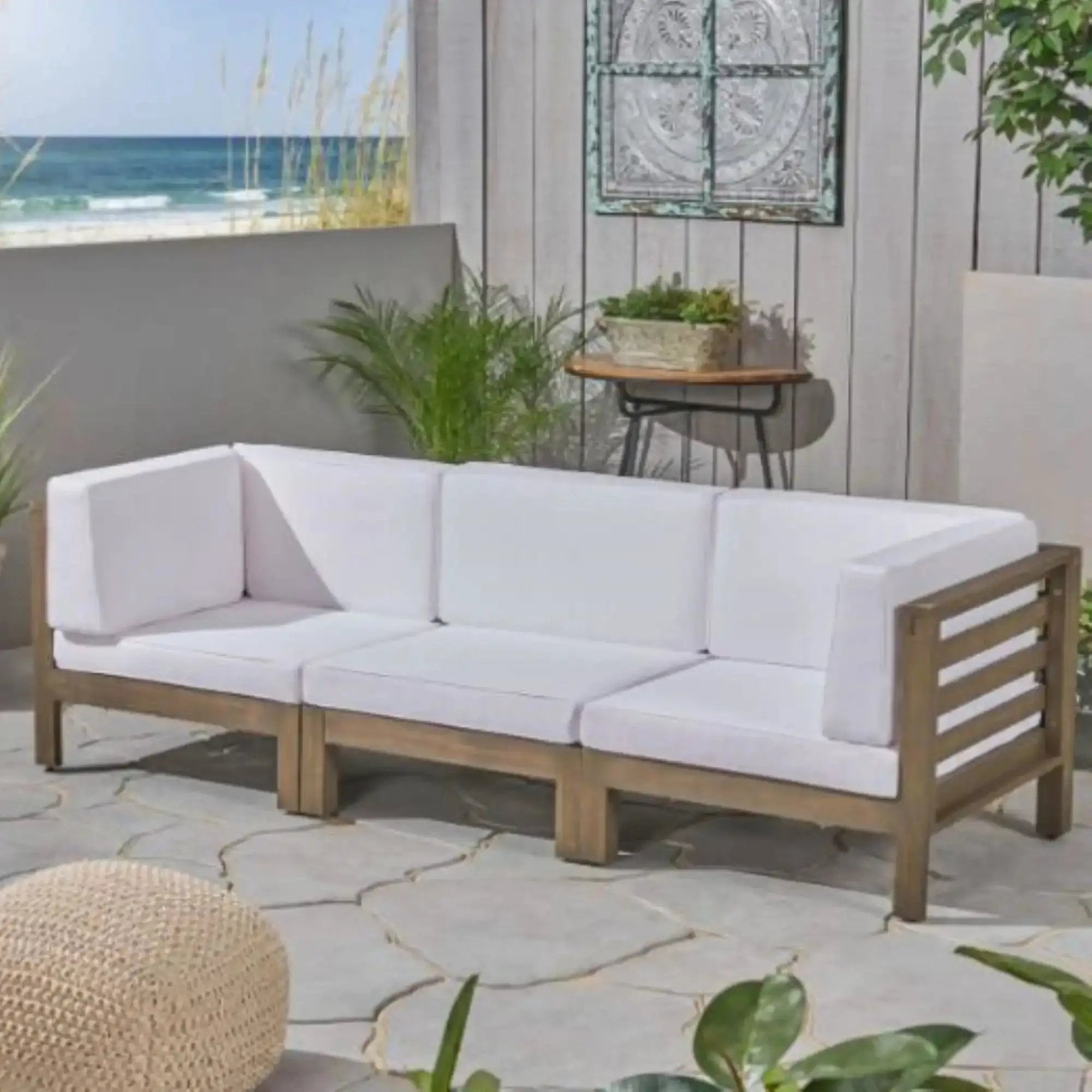 Oana 3 Piece Sofa Set With Water Resistant Cushions by HouseOfZazla