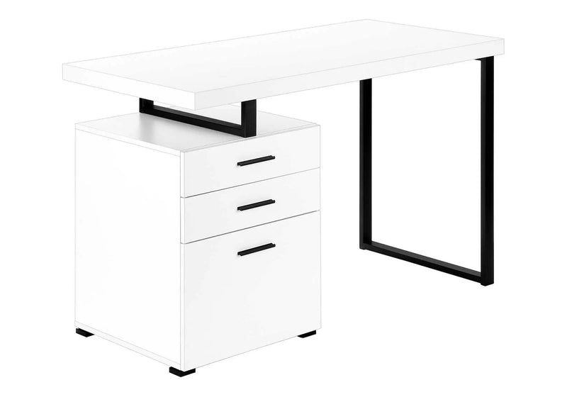 Computer Desk For Home Office, Left, Right Set - Up, Ample Storage Drawers by Unique Piece Furniture