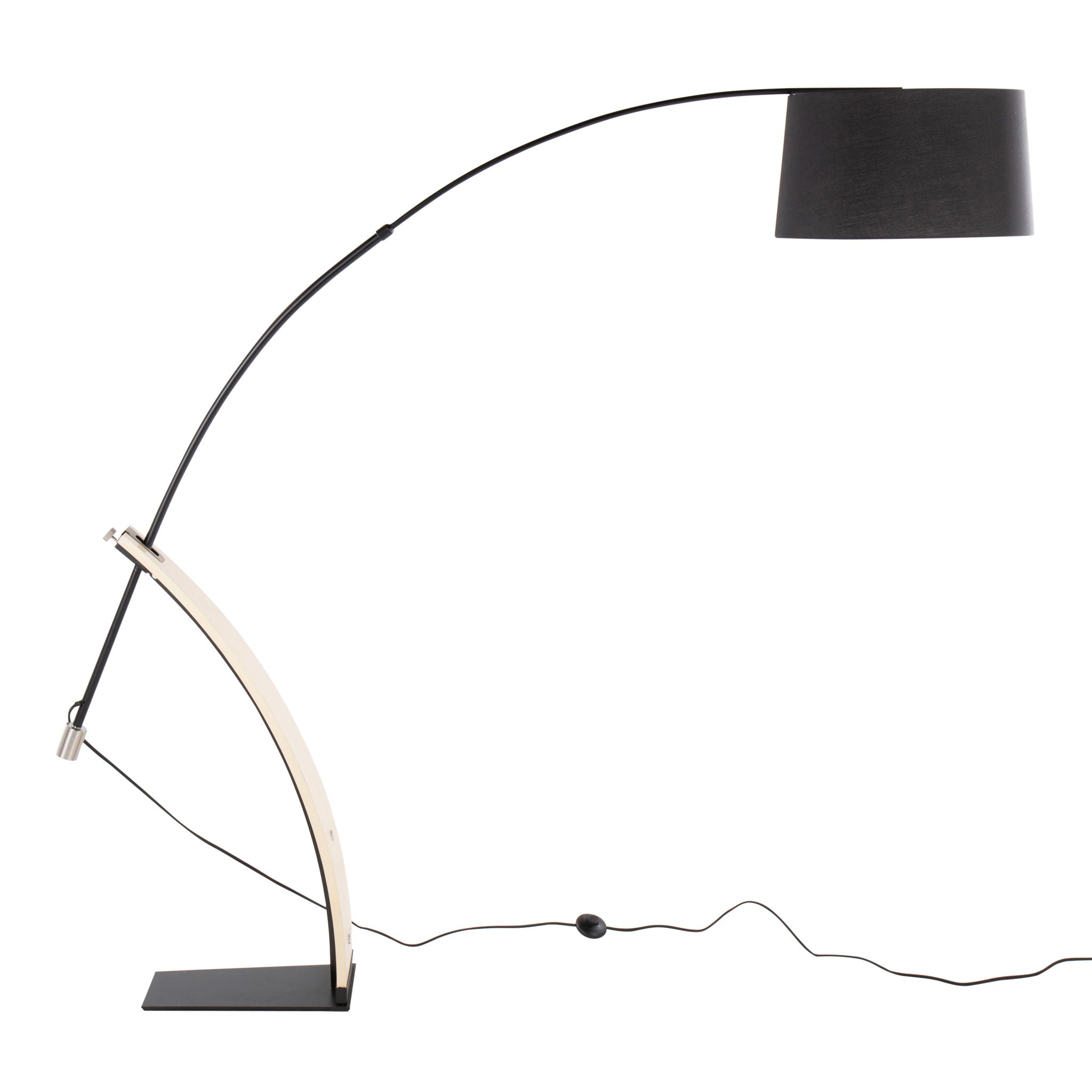 Robyn - Floor Lamp - Natural / Black by HouseOfZazla