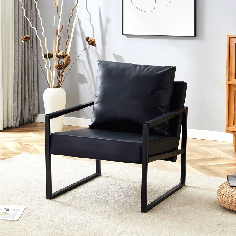 Classic And Metal Frame Sofa, Ergonomically Designed, A Perfect Blend Of Modern And Industrial Styles by Unique Piece Furniture