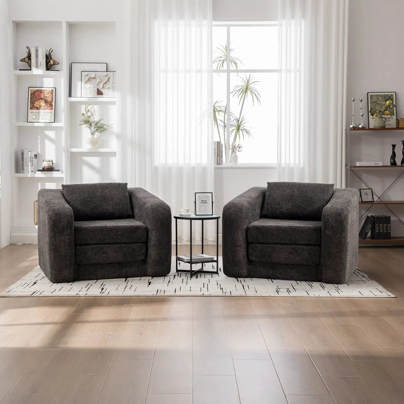 40" Foldable Single Sofa Bed with Armrest & Backrest by HouseOfZazla