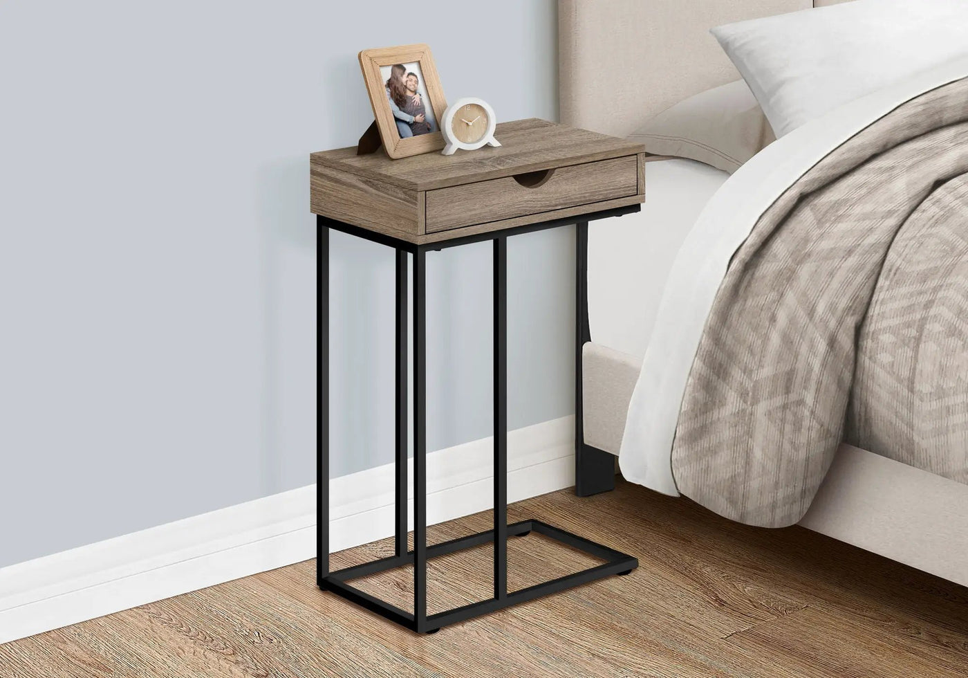 Accent Table, C - Shaped Contemporary & Modern Versatile Design by Unique Piece Furniture