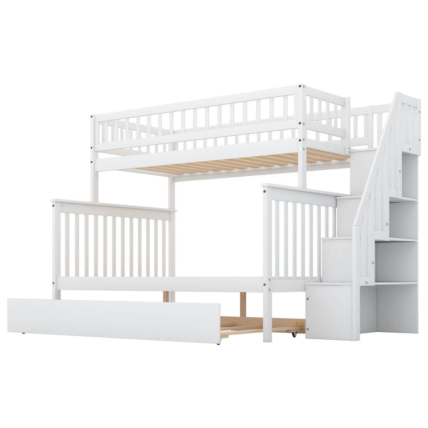 Bunk Bed With Staircase by HouseOfZazla