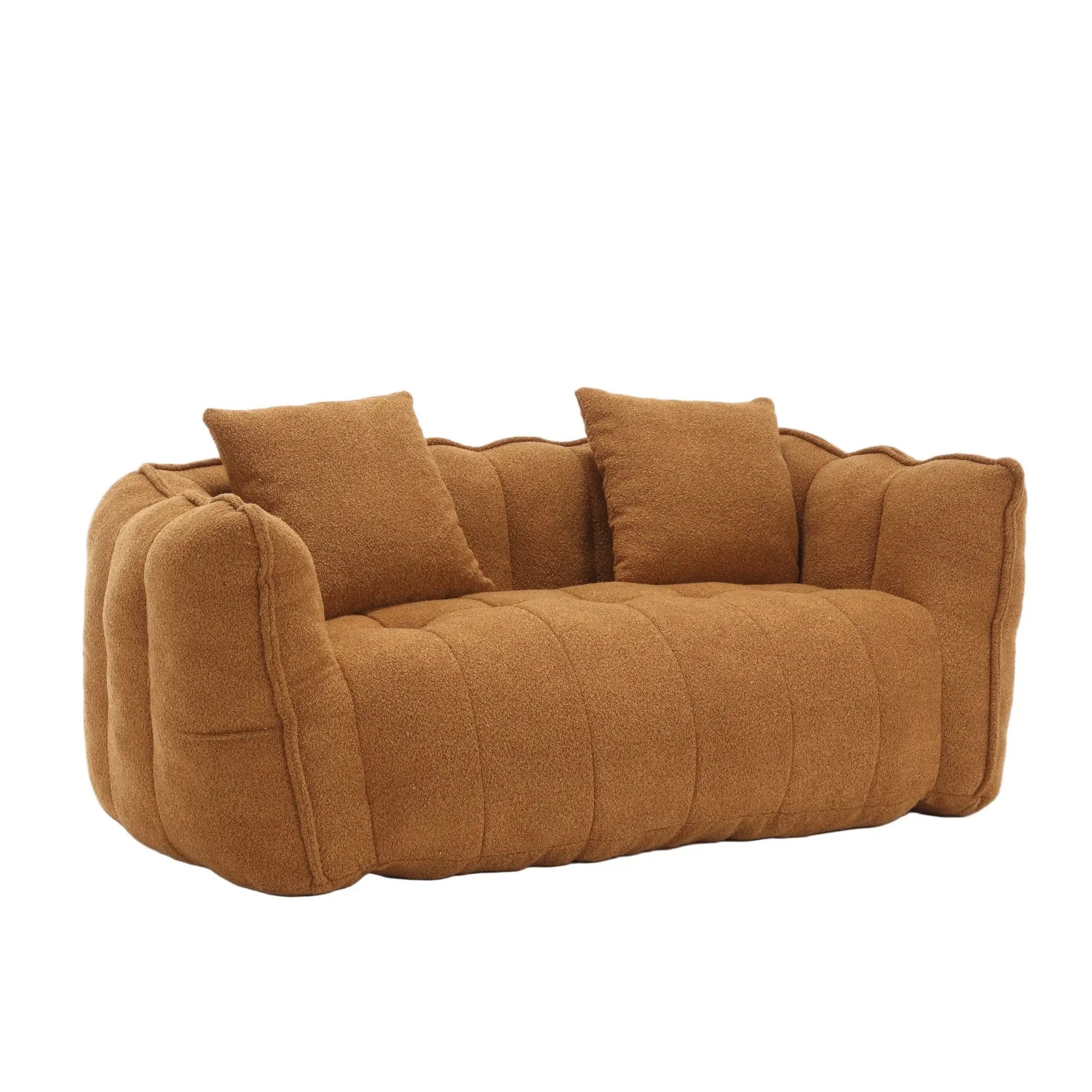 Cozy Beanbag Chair with High Resilience Foam Core by BLAKHOM