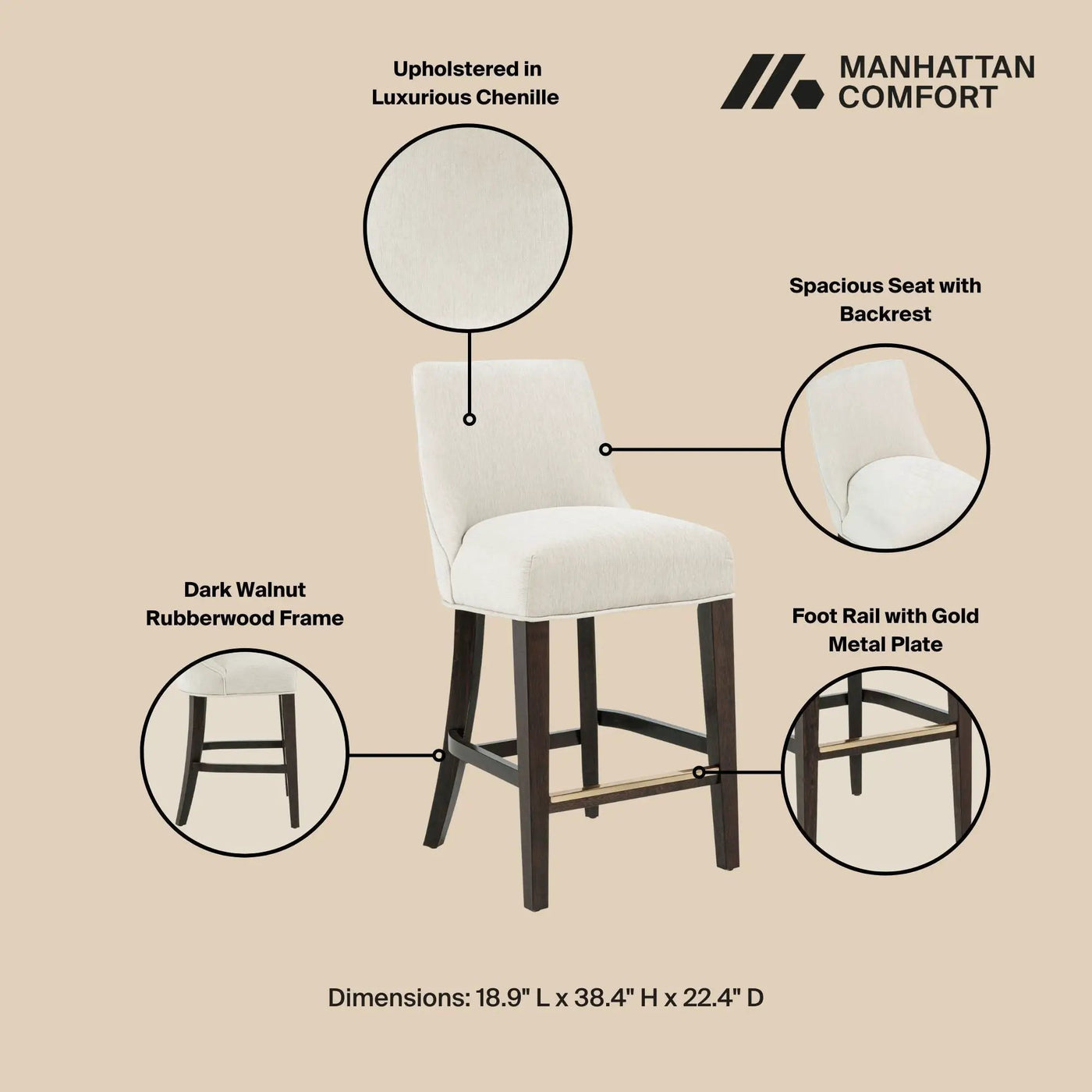 Beever - Counter Stool by HouseOfZazla
