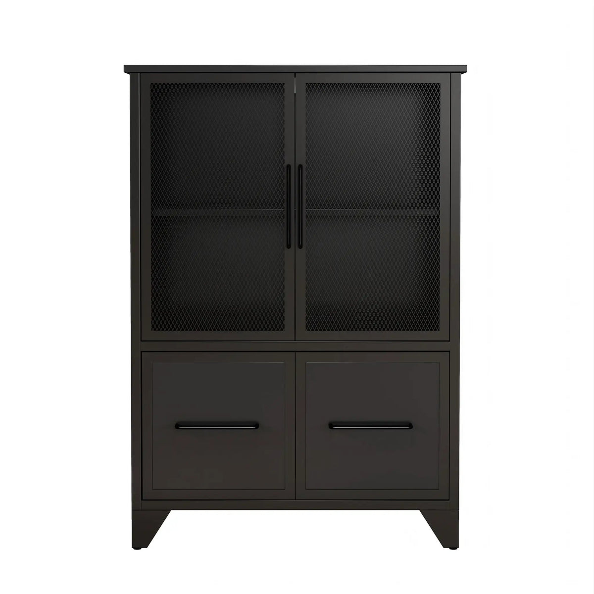 Storage Cabinet With 4 Iron Doors by HouseOfZazla
