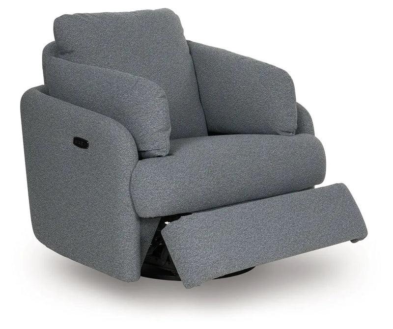 Alainmont Next-Gen Nuvella - Swivel Power Recliner by Unique Piece Furniture