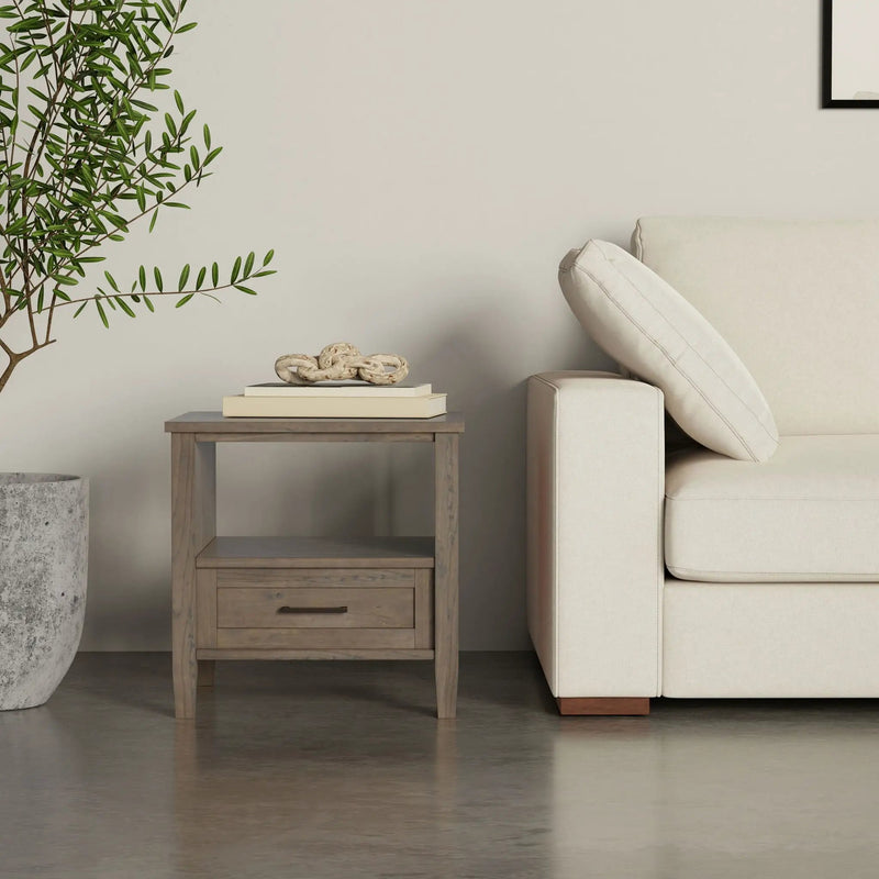 Ela - End Table - Brown by HouseOfZazla