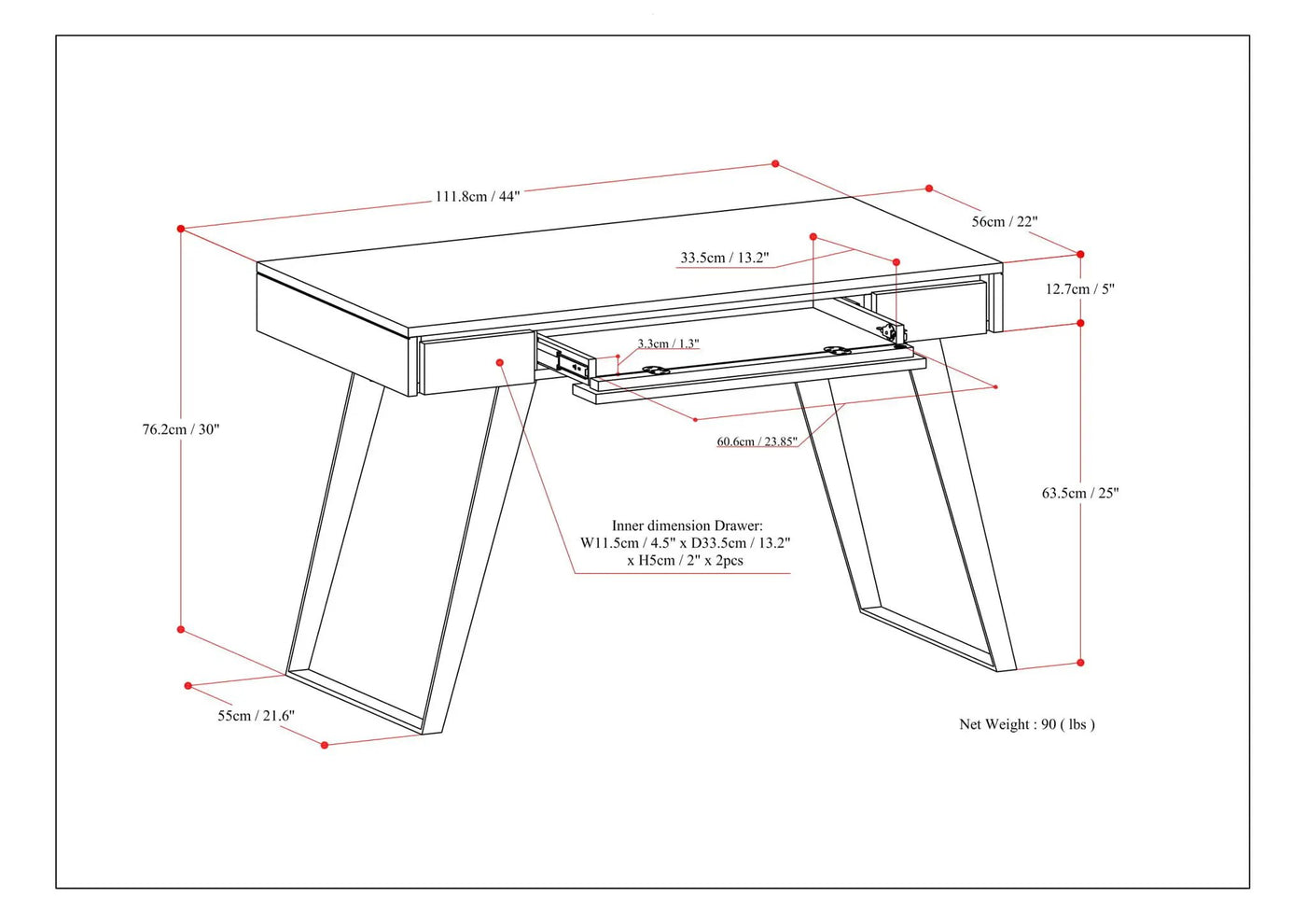 Lowry - Handcrafted Desk by HouseOfZazla