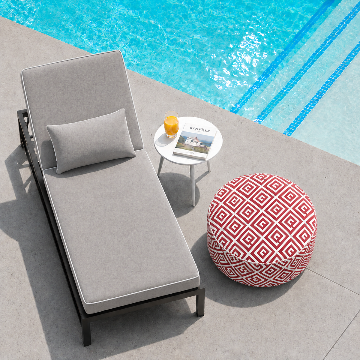 Outdoor Inflatable Ottoman by HouseOfZazla