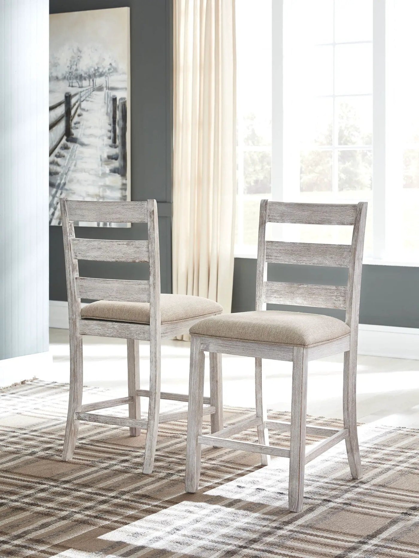 Skempton - Rectangular Counter Table With Storage Set by Unique Piece Furniture