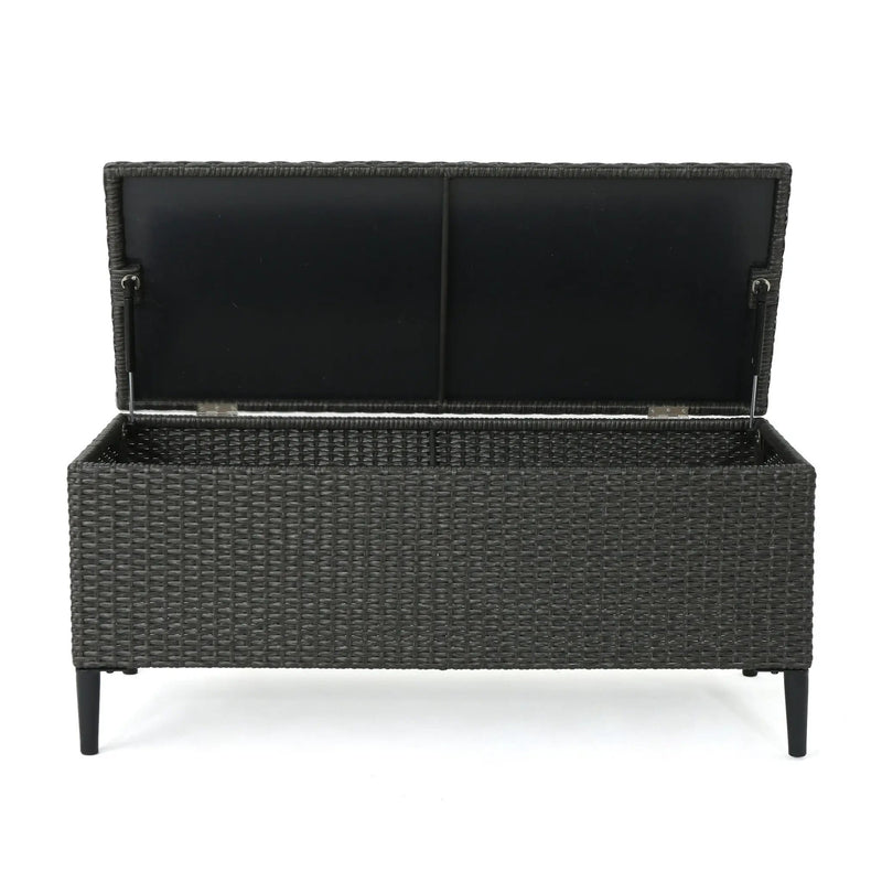 Rupert Storage Unit Resin Wicker Outdoor by HouseOfZazla