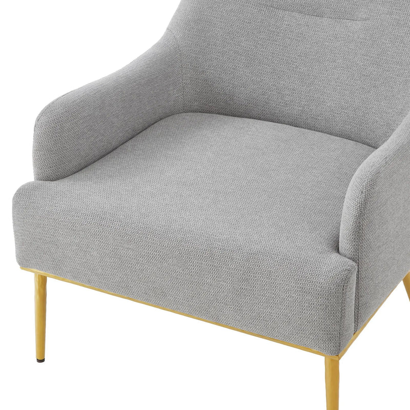 Modern Elegance Accent Chair With Curved Backrest by HouseOfZazla