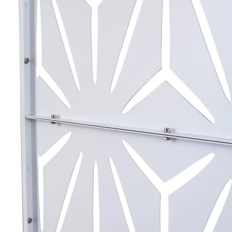 Outdoor & Indoor Metal Privacy Screen, Freestanding Decorative Panels by HouseOfZazla