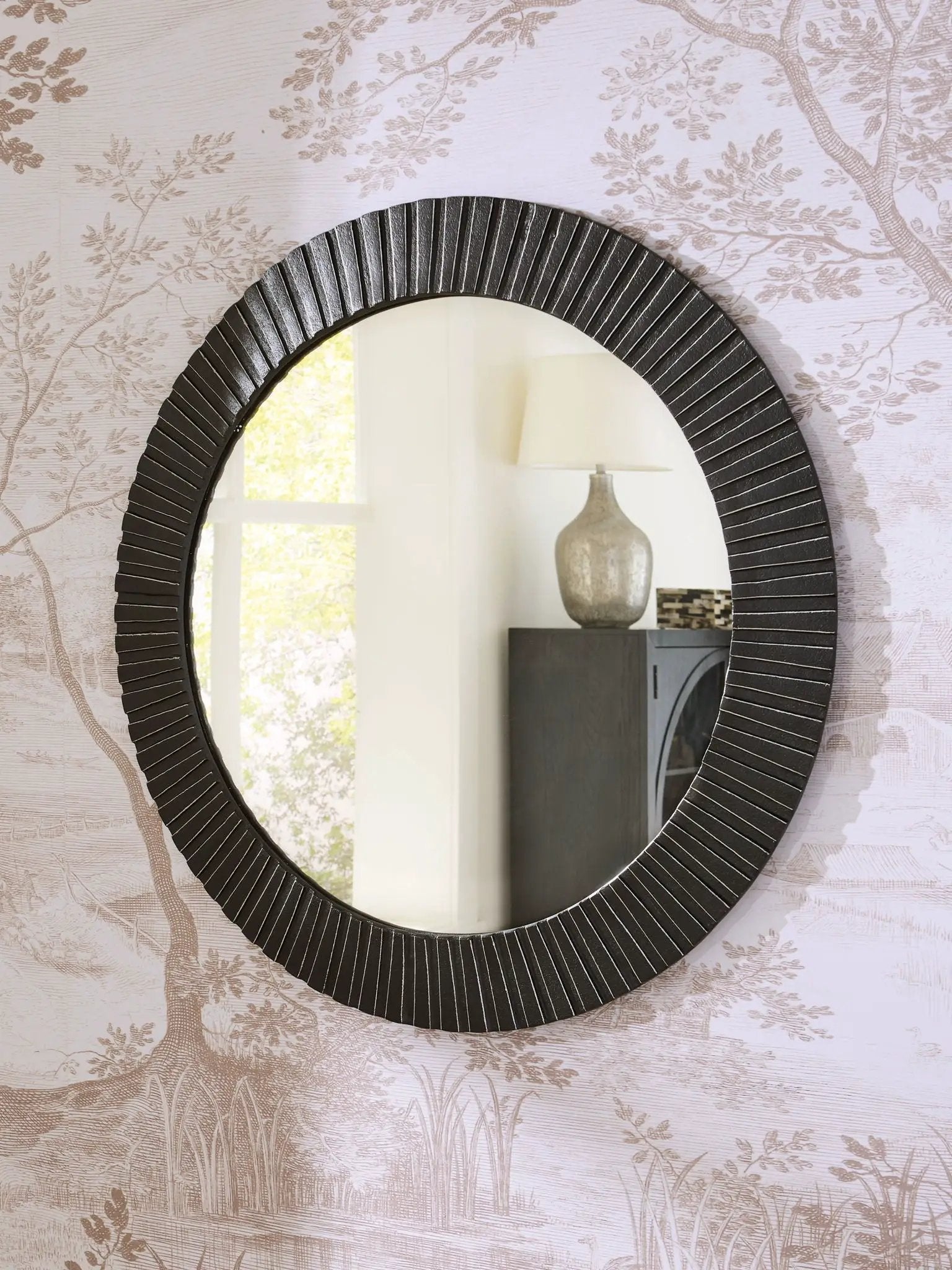 Ozias - Accent Mirror - Black by Unique Piece Furniture