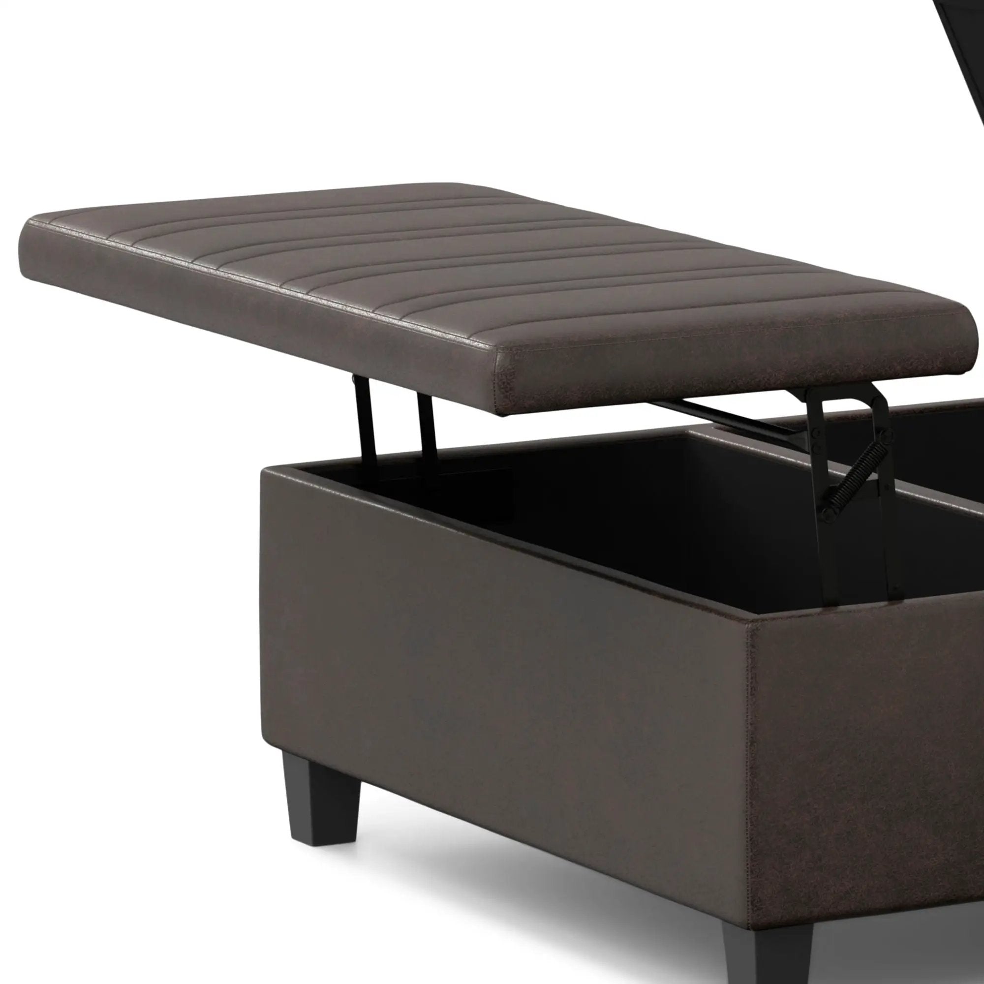Ellis - Upholstered Coffee Table Storage Ottoman by Unique Piece Furniture
