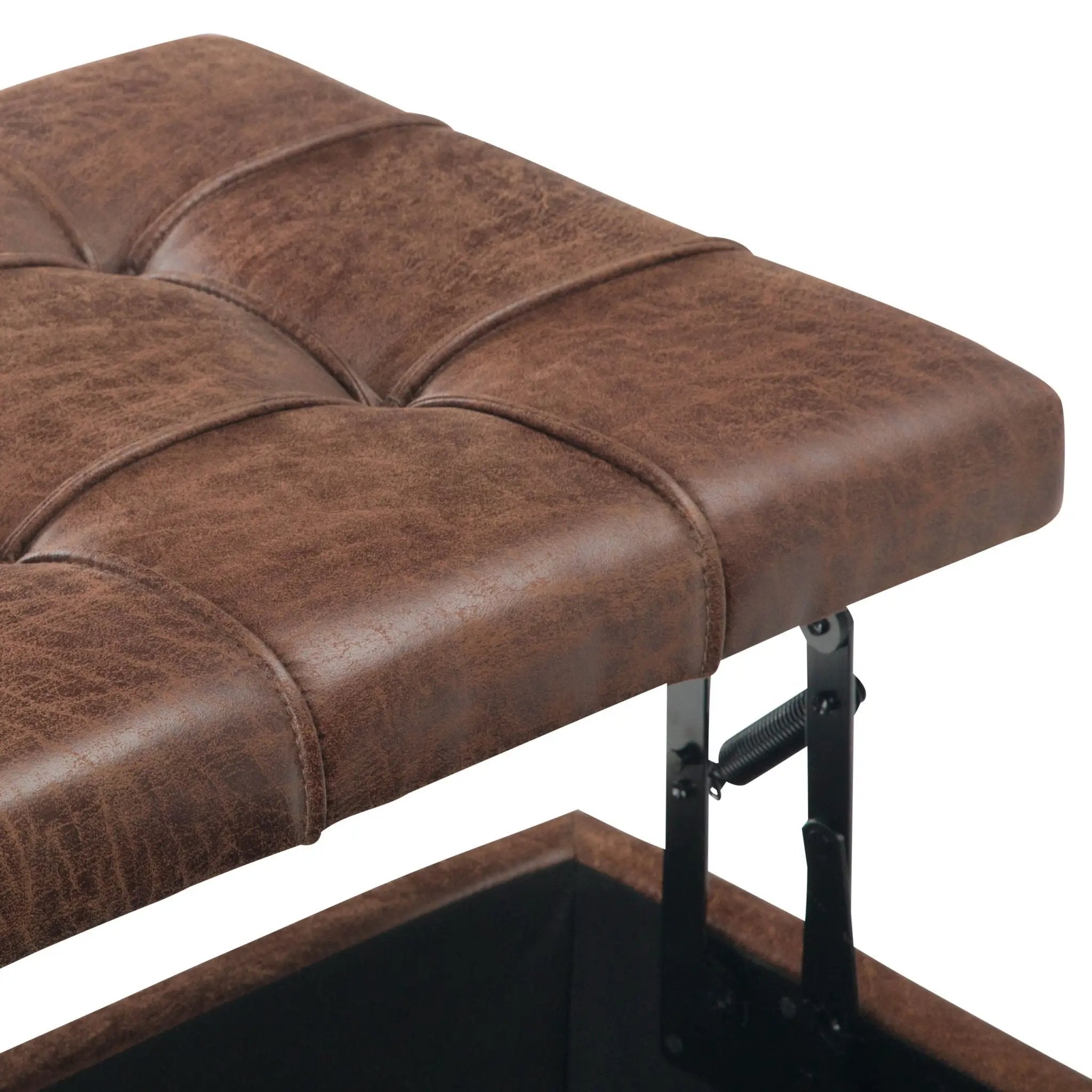Harrison - Upholstered Coffee Table Storage Ottoman by HouseOfZazla