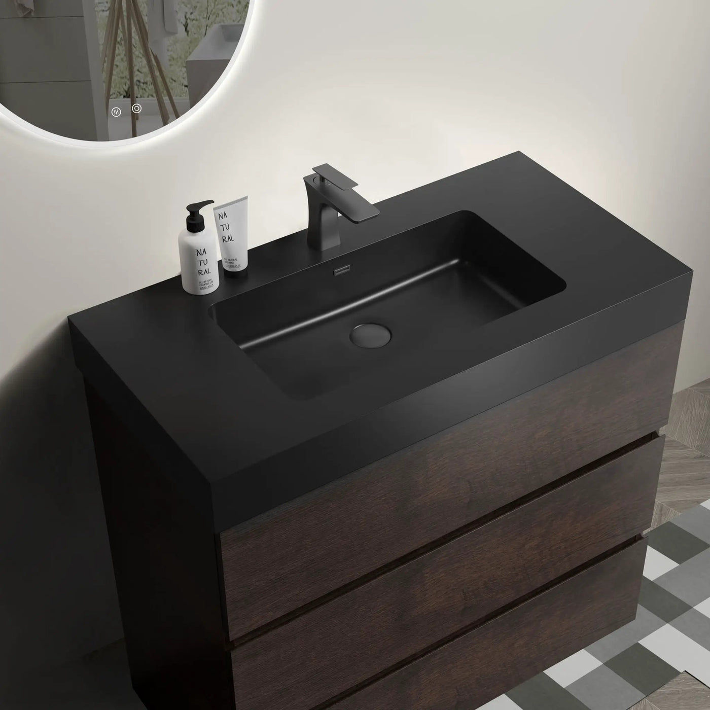 Alice - Bathroom Vanity With Large Storage, Freestanding by Unique Piece Furniture