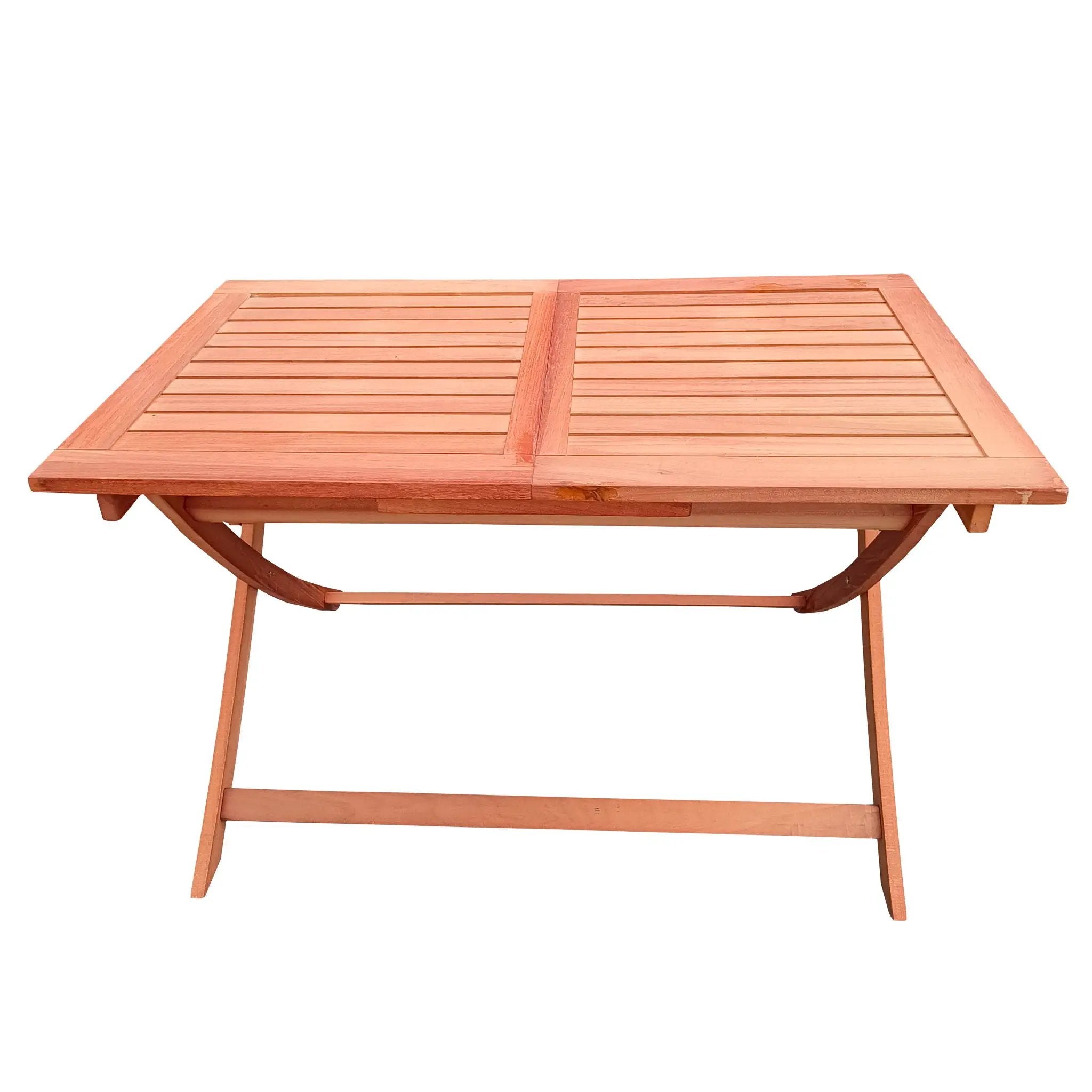 Foldable Patio Dining Set With 1 Dining Table, Indoor And Outdoor Use, Solid Wood - Teak by Unique Piece Furniture