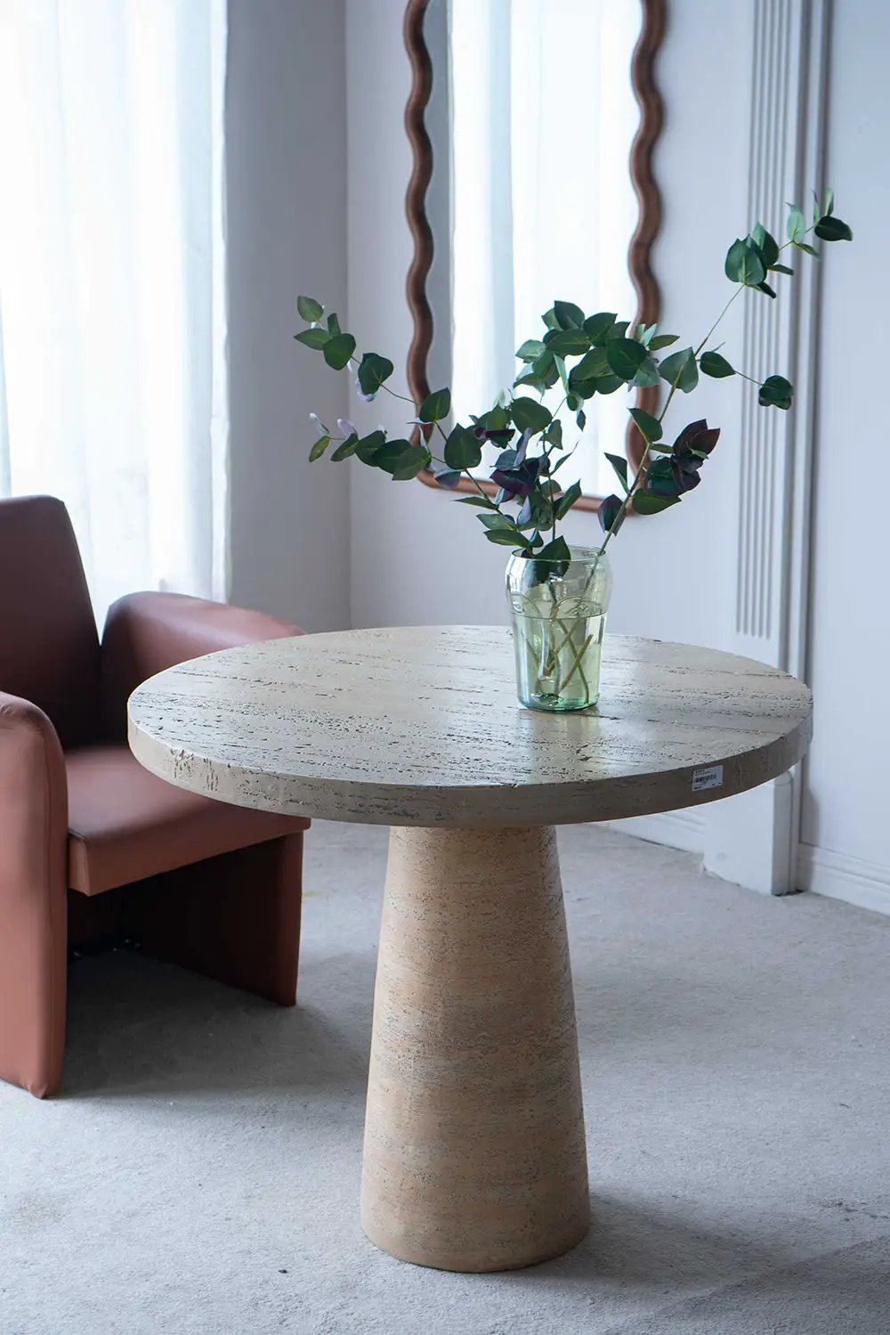 Round Dining Table With Pedestal Base by Unique Piece Furniture