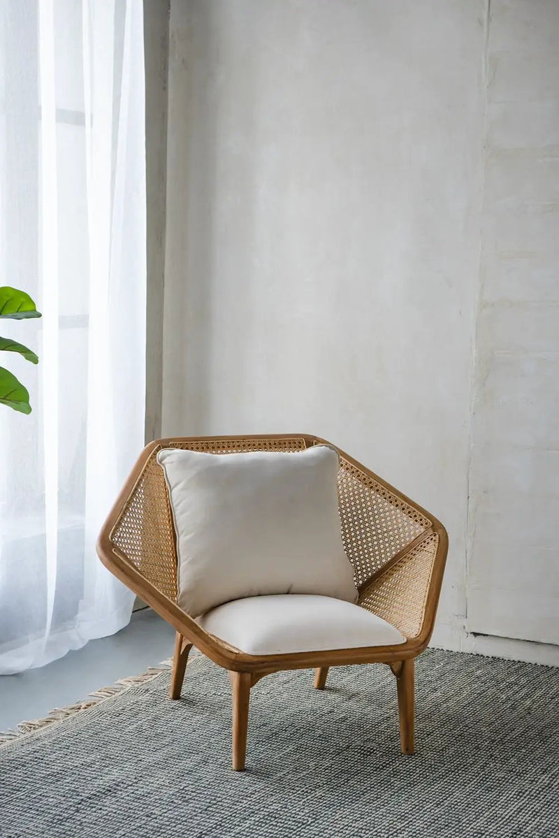 Tectona - Teak Leisure Chair - Natural Wood / Brown by HouseOfZazla