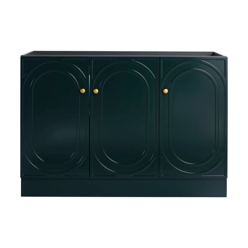 Modern Freestanding Bathroom Vanity With Soft Close Cabinet Doors by HouseOfZazla