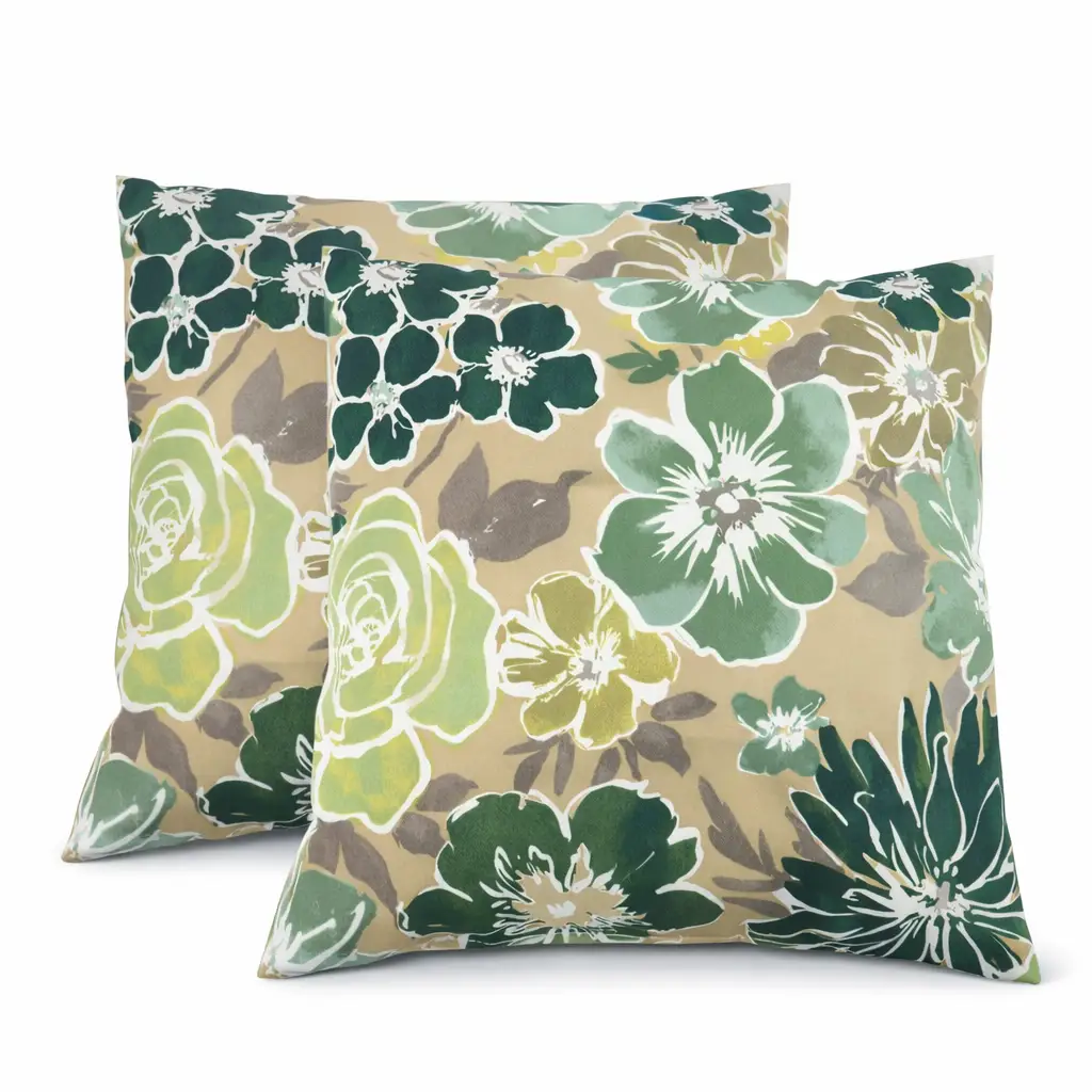 2 Pack Outdoor Throw Pillows by HouseOfZazla