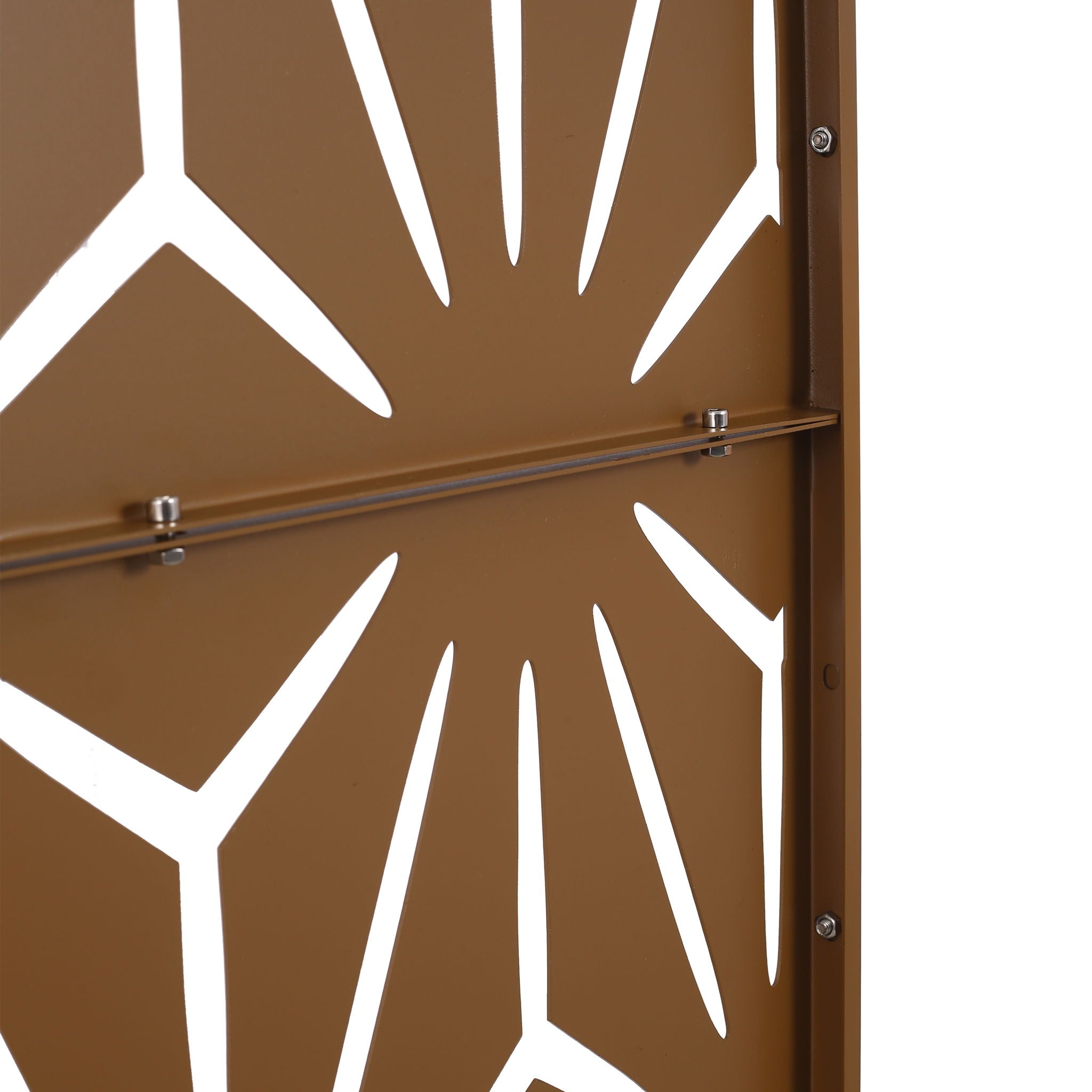 Outdoor & Indoor Metal Privacy Screen, Freestanding Decorative Panels by HouseOfZazla