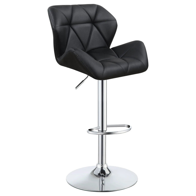 Adjustable Bar Stool With Height-Adjustable Base (Set of 2) by HouseOfZazla