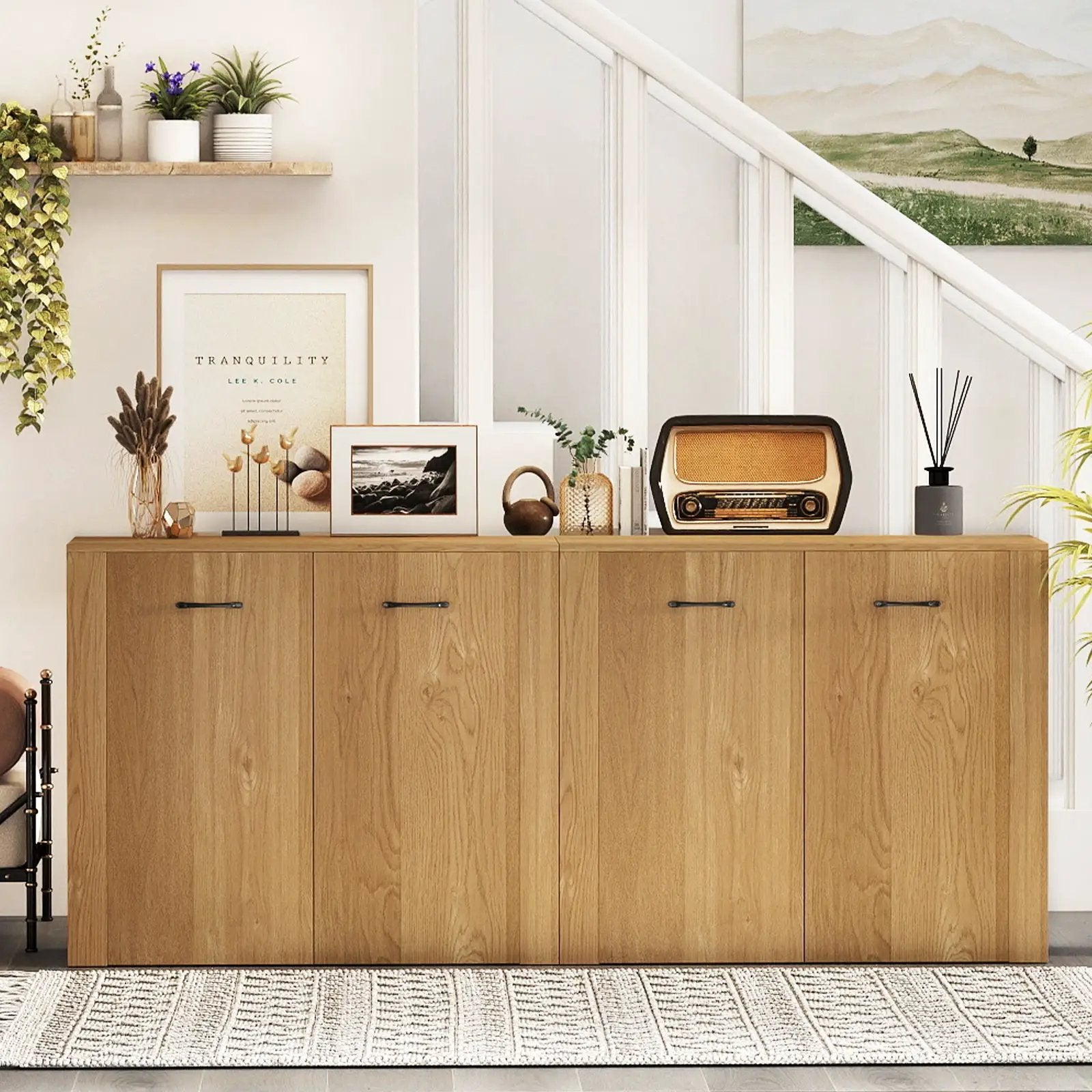 38" Buffet Modern Sideboard Cabinet with Storage by DirectDeals