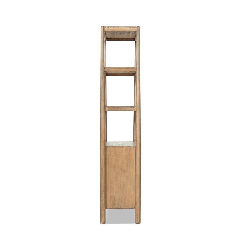 Nolan - Bookcase With Lower Cabinet - Natural by HouseOfZazla