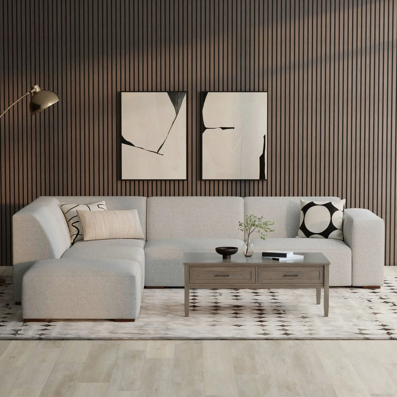 Rex - Handcrafted Sectional Sofa And Ottoman by Unique Piece Furniture