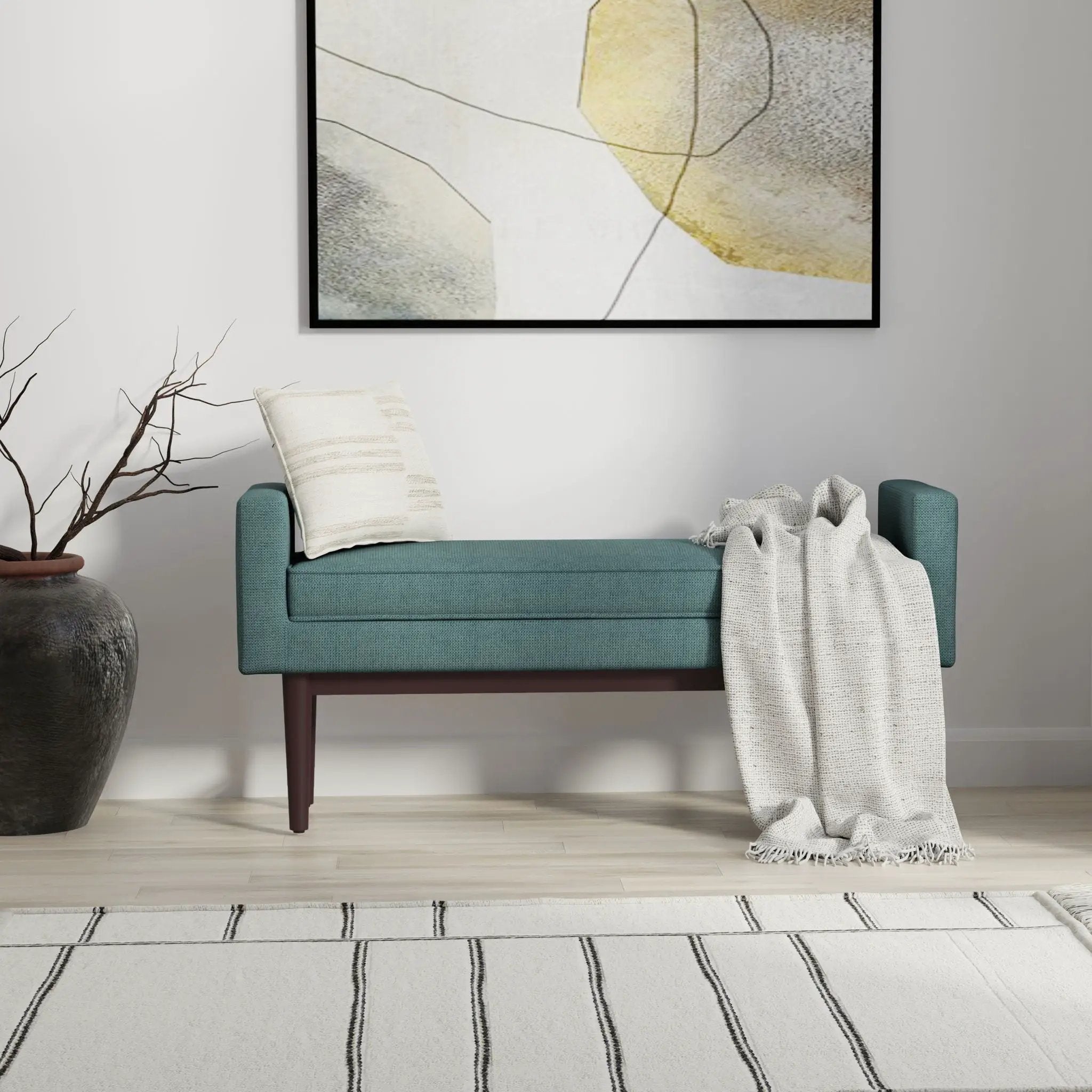 Scott - Upholstered Ottoman Bench by HouseOfZazla