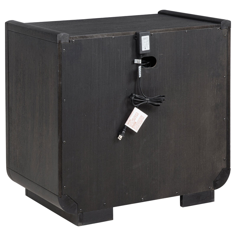 Bangor Burnished Nightstand by HouseOfZazla