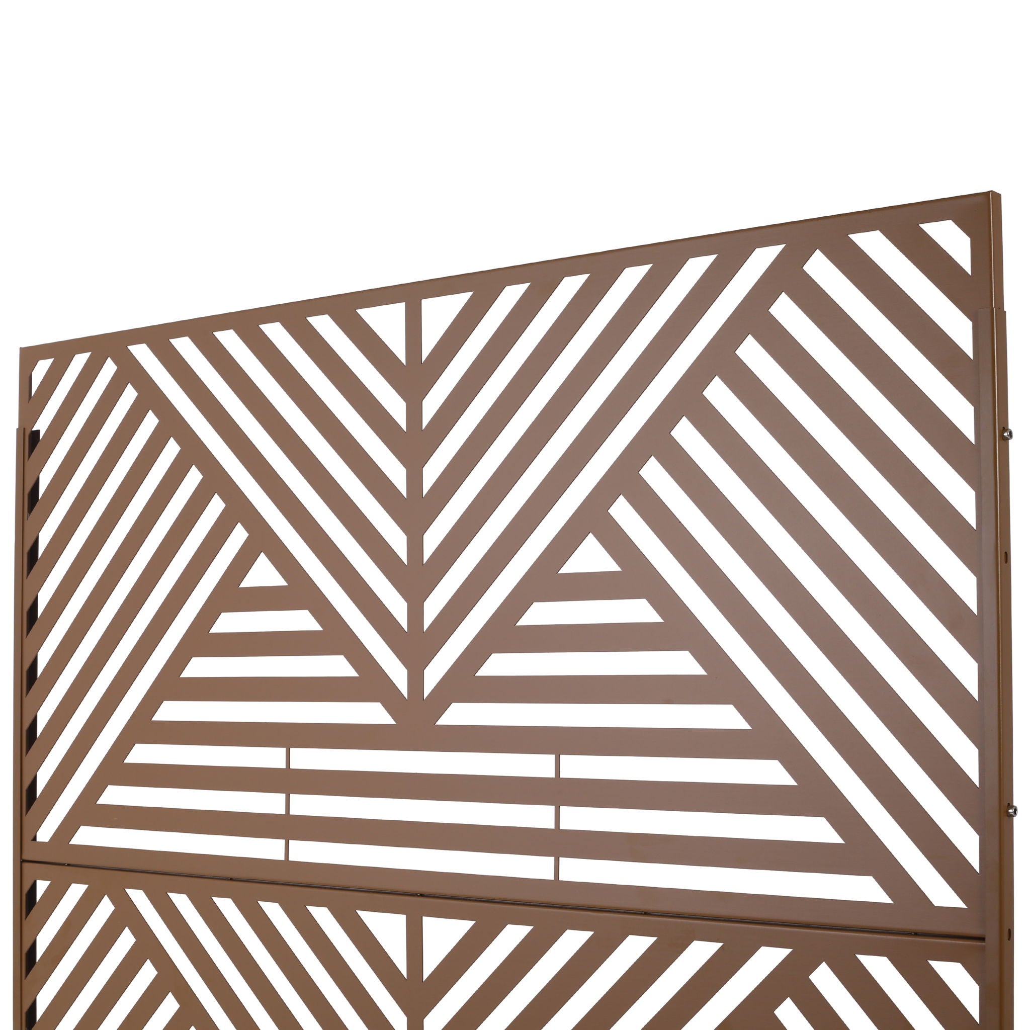 Freestanding Outdoor & Indoor Freestanding Metal Privacy Screen by Unique Piece Furniture
