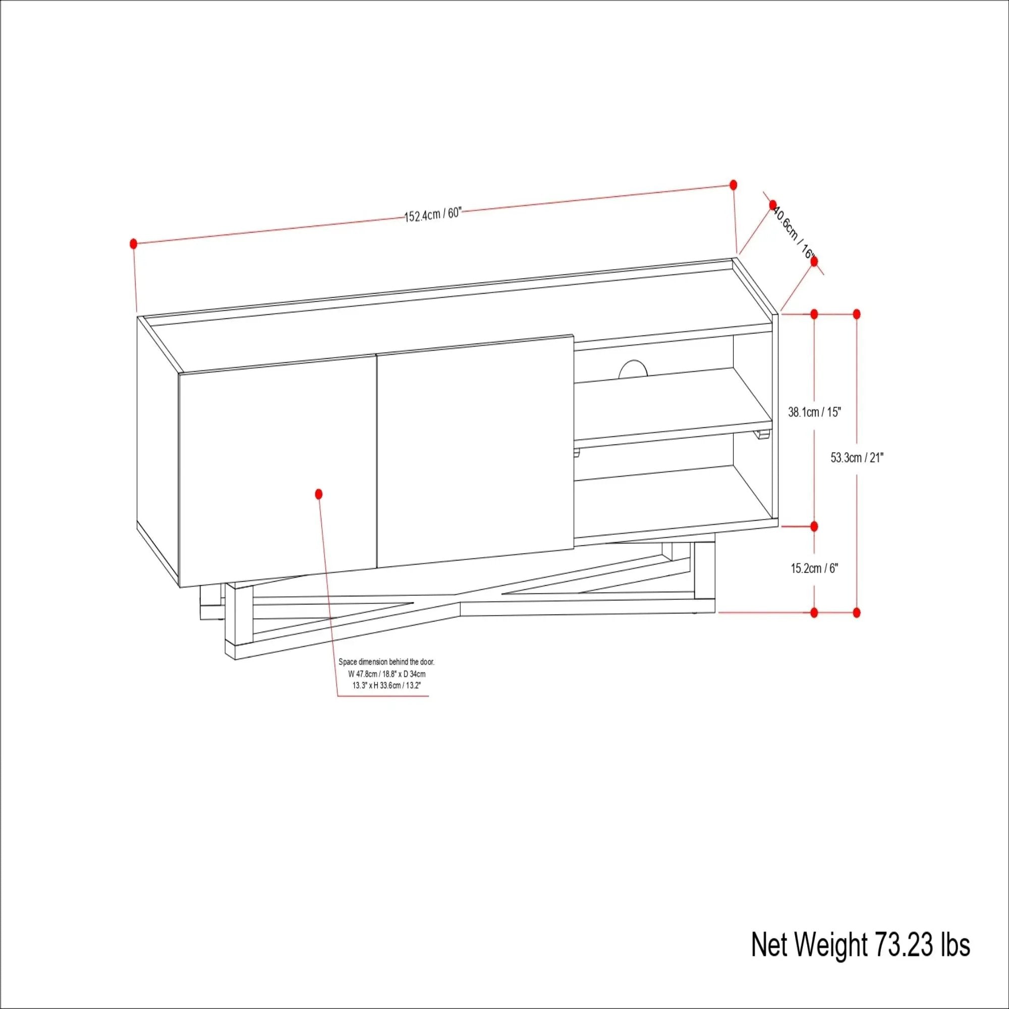 Harrow - TV Media Stand - Natural by Unique Piece Furniture