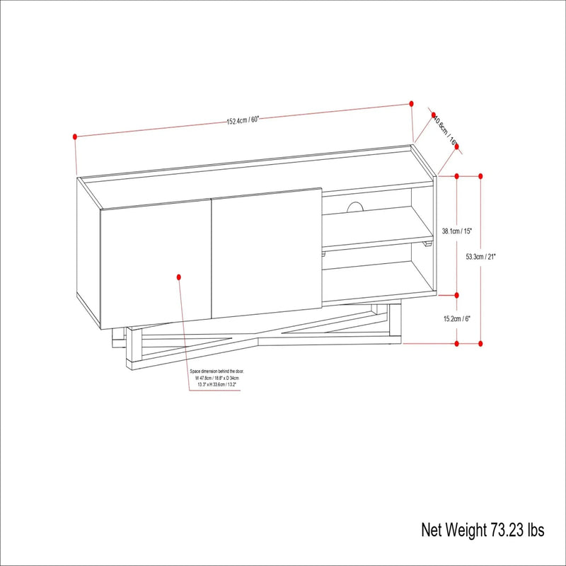 Harrow - TV Media Stand - Natural by Unique Piece Furniture