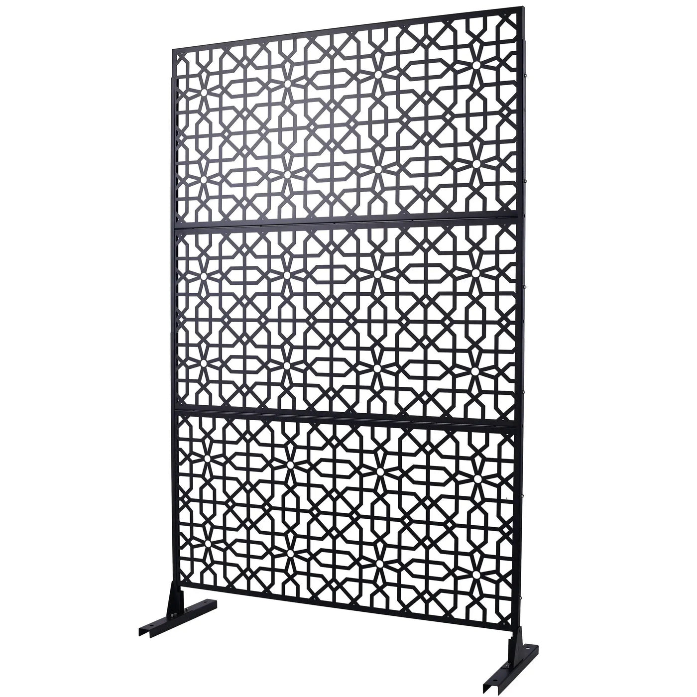 Outdoor & Indoor Metal Freestanding Decorative Privacy Screen by Unique Piece Furniture