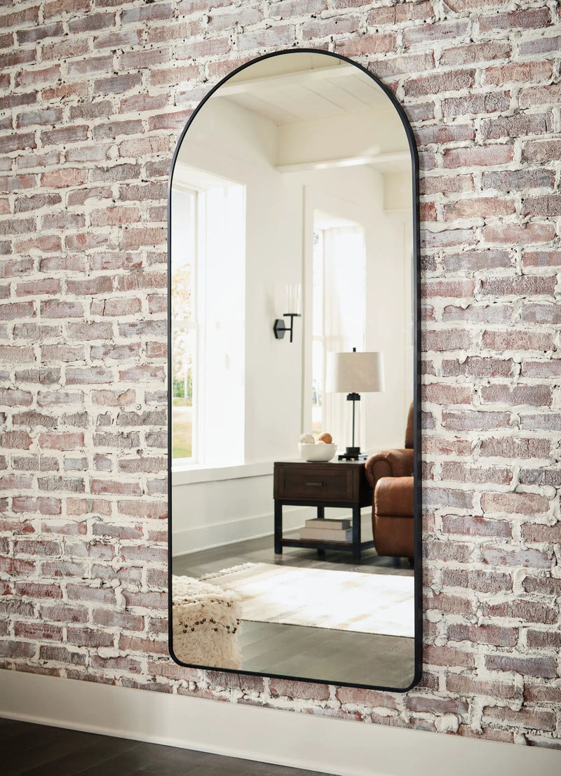 Sethall - Floor Mirror - Black by Unique Piece Furniture