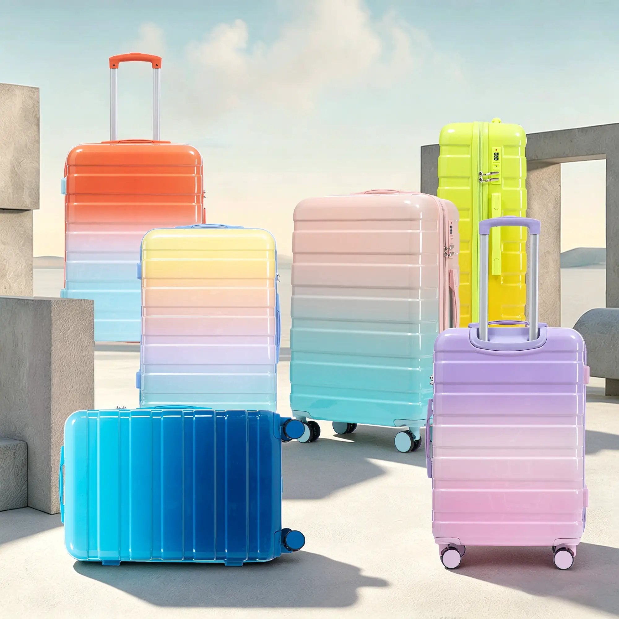 PC Spinner Wheel Luggage Set by HouseOfZazla