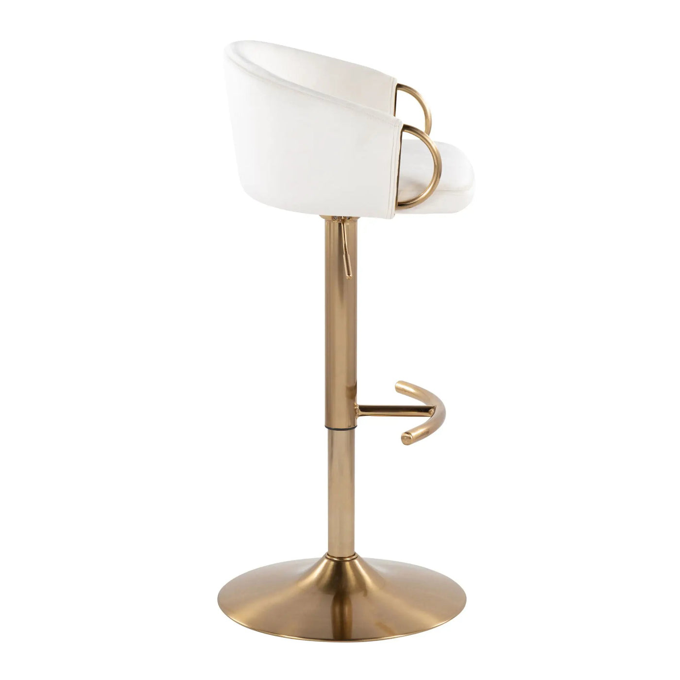 Claire - Contemporary / Glam Adjustable Bar Stool (Set of 2) by Unique Piece Furniture
