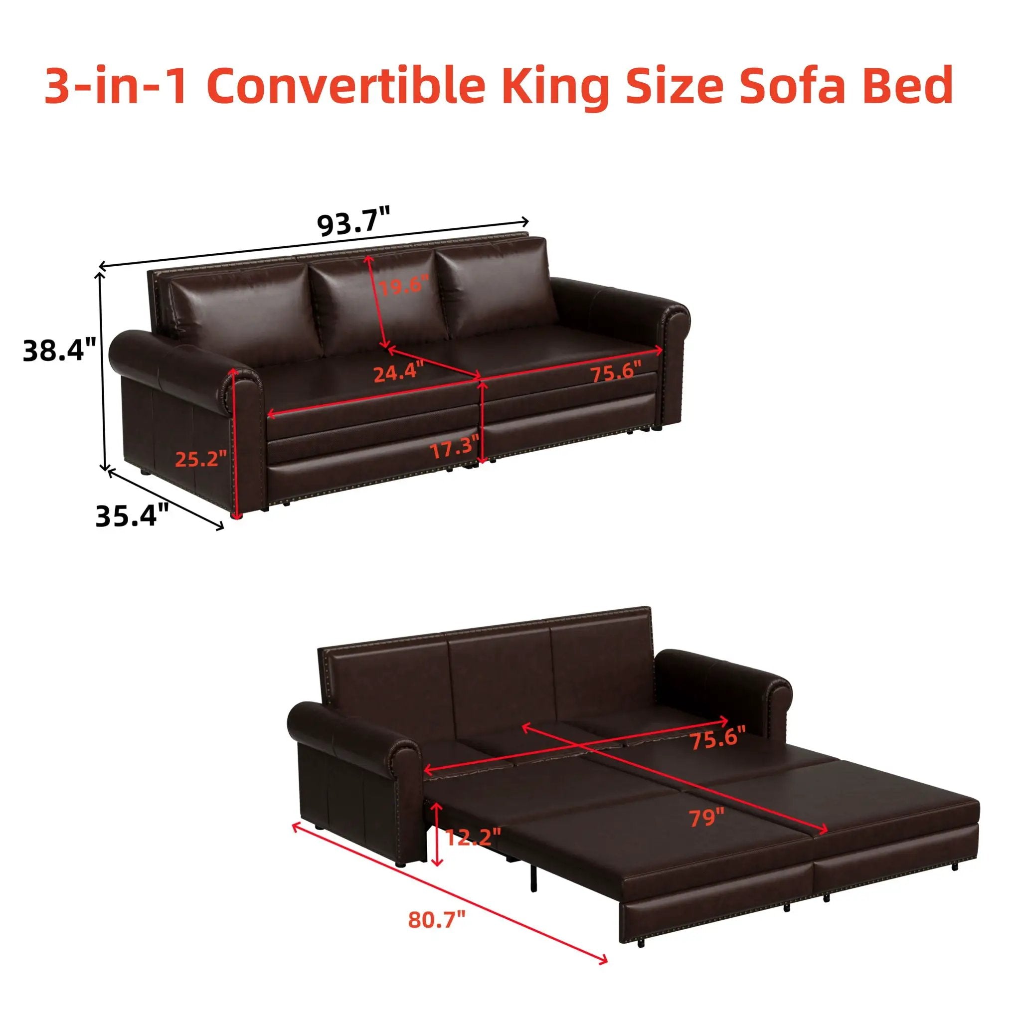 Chesterfield Sofa & Pull Out Bed by HouseOfZazla