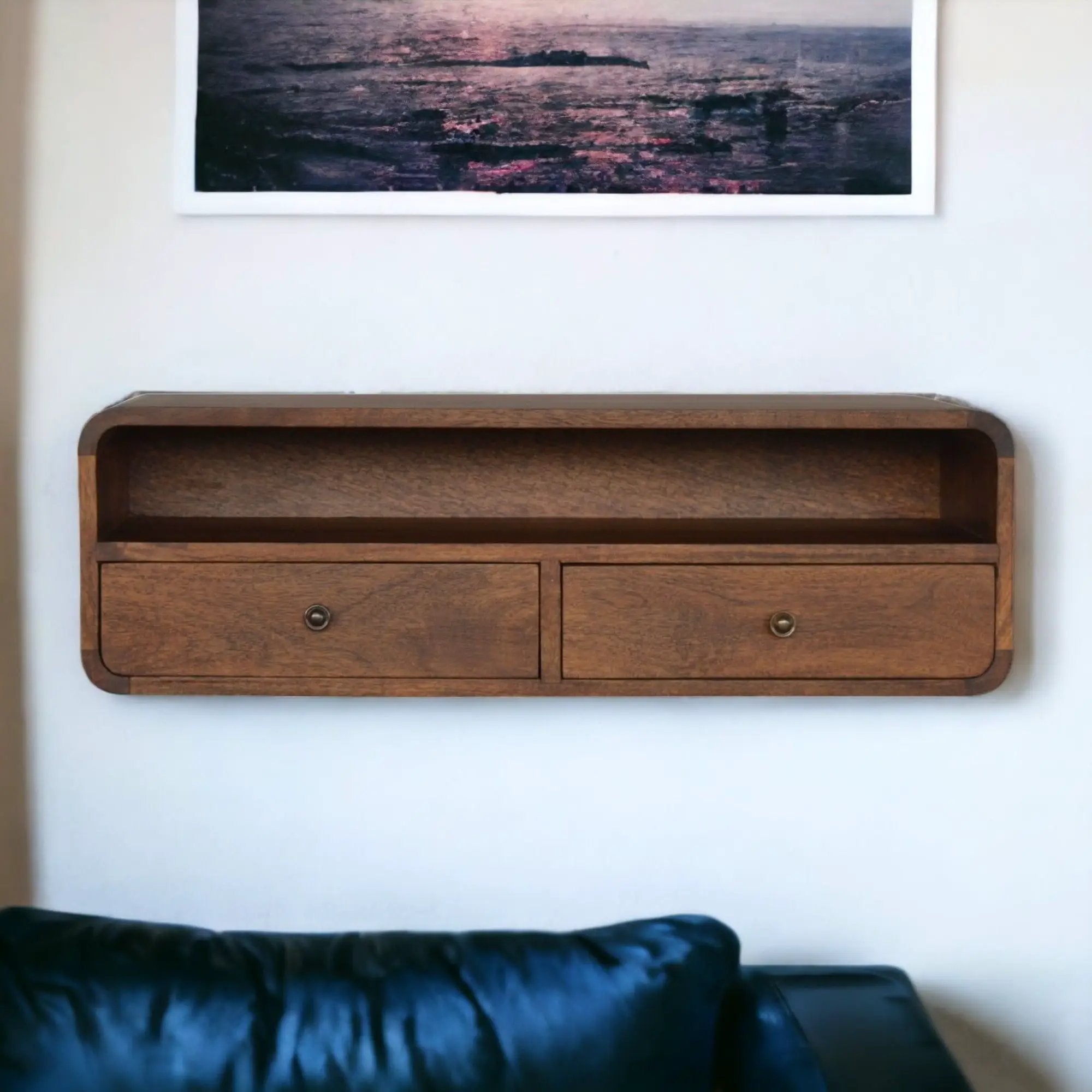 Floating Open Console - Chestnut by Unique Piece Furniture