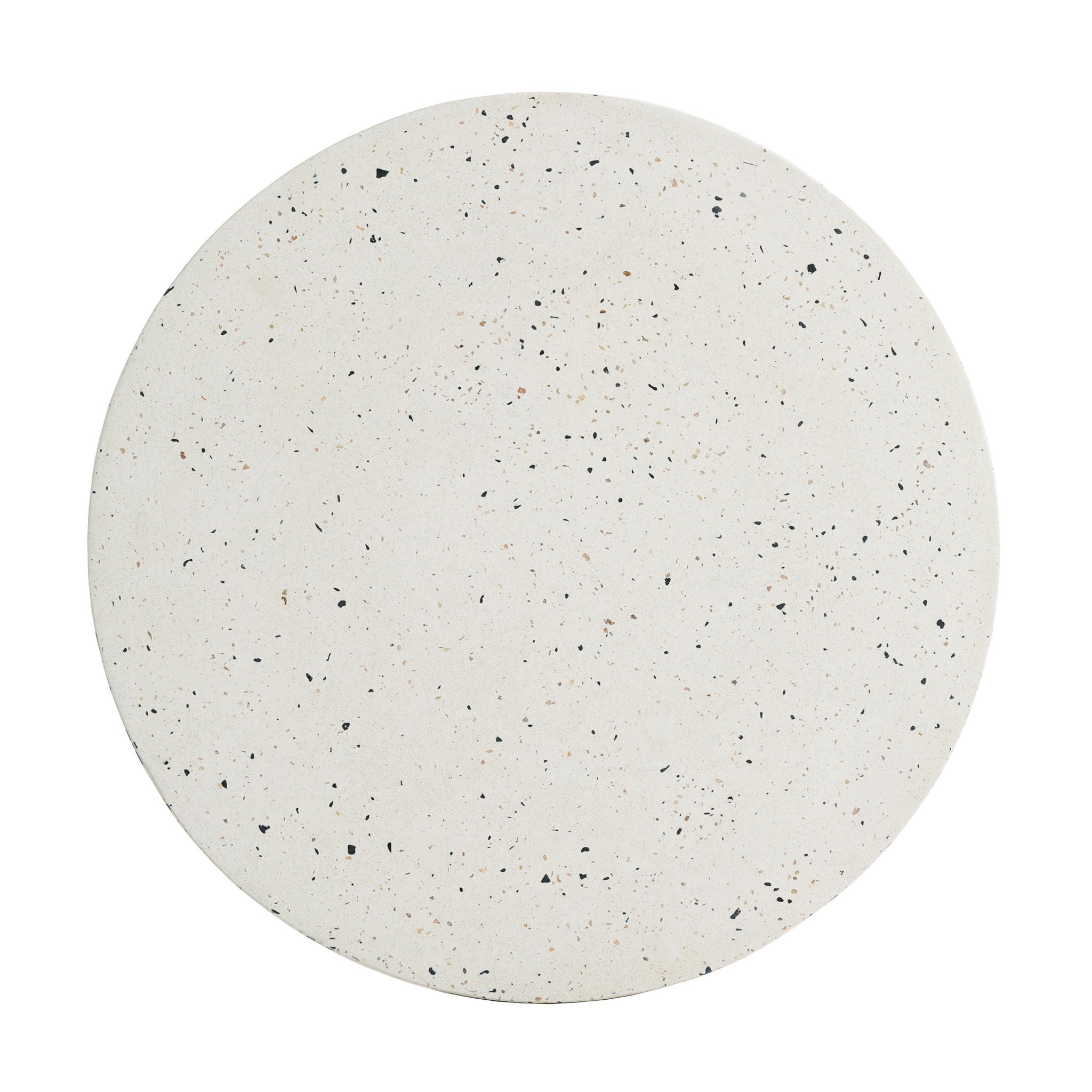 Terrazzo Outdoor Side Table - White by HouseOfZazla